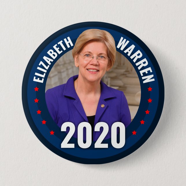 Elizabeth Warren 2020 Button (Front)