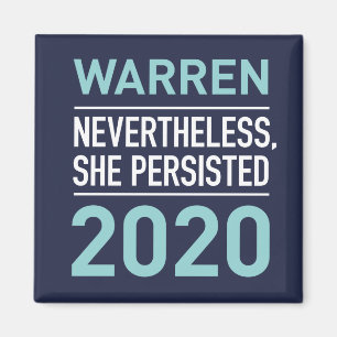 Elizabeth Warren 2020 Fridge Magnet