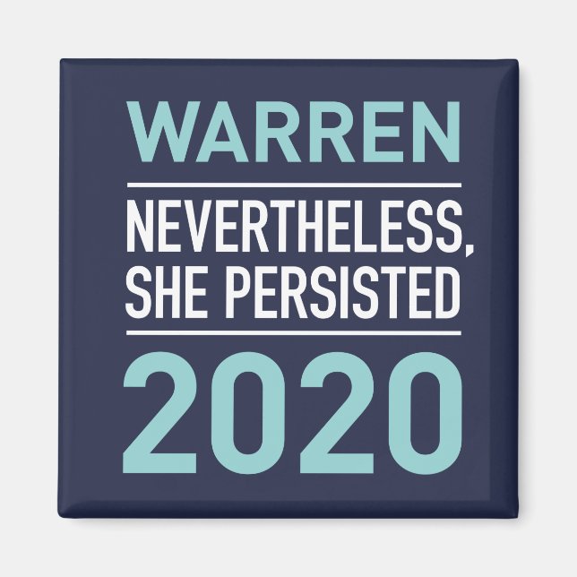 Elizabeth Warren 2020 Fridge Magnet (Front)