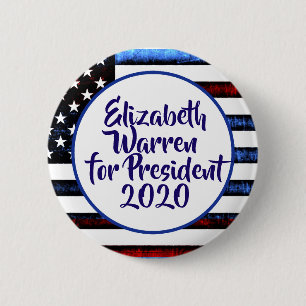 Elizabeth Warren for President 2020 6 Cm Round Badge