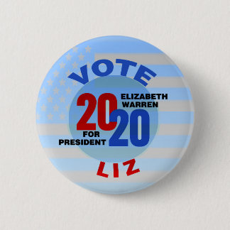 Elizabeth Warren for President 2020 6 Cm Round Badge