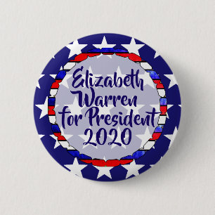Elizabeth Warren for President 2020 6 Cm Round Badge