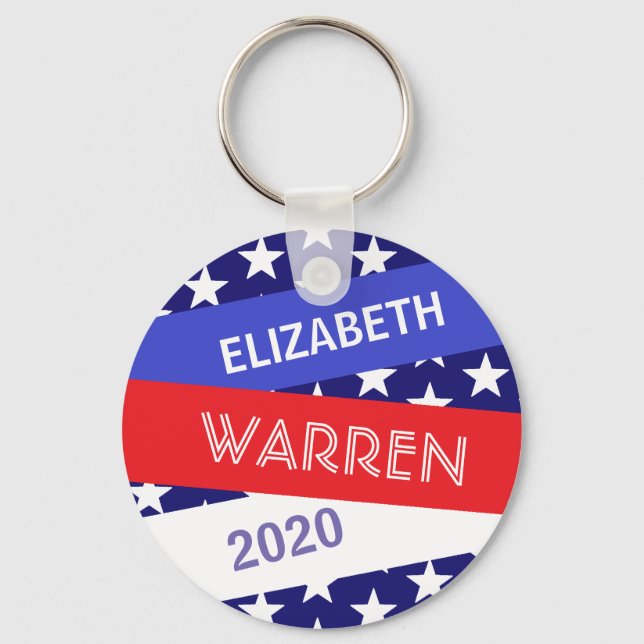 Elizabeth Warren for President 2020 Key Ring (Front)