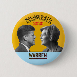 Elizabeth Warren for President 6 Cm Round Badge