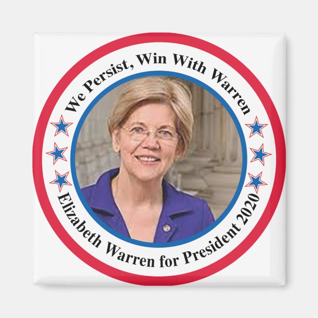 Elizabeth Warren Magnet (Front)