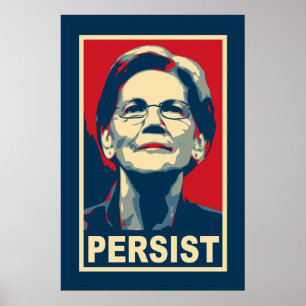 Elizabeth Warren Persist Poster
