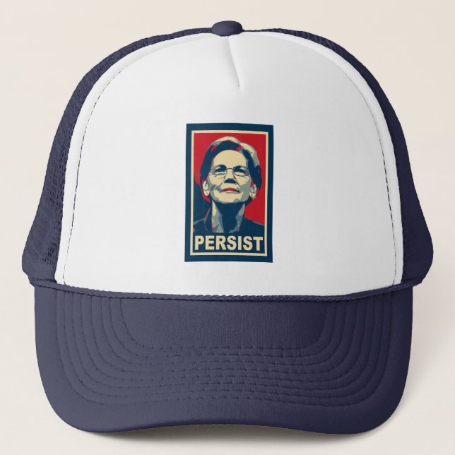 Elizabeth Warren Persist Trucker Hat (Front)