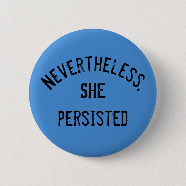 Elizabeth Warren Pinback Button (Front)