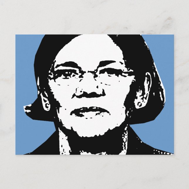 Elizabeth Warren Postcard (Front)
