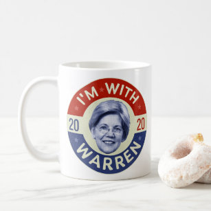 Elizabeth Warren President 2020 Democrat Pic Retro Coffee Mug