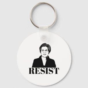 Elizabeth Warren Teeshirt Political Feminist Resis Key Ring