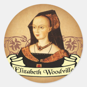 Elizabeth Woodville Classic Round Sticker