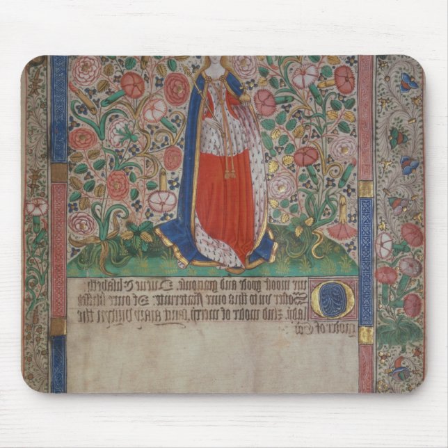 Elizabeth Woodville  Queen Consort of King Edward Mouse Mat (Front)