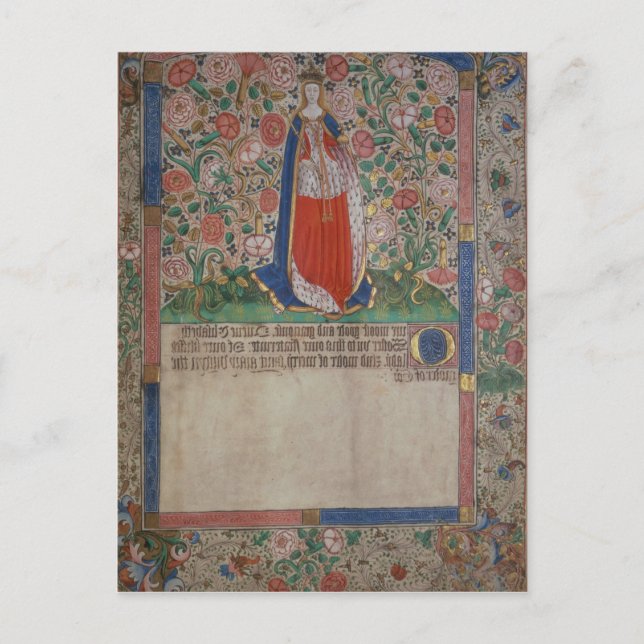 Elizabeth Woodville  Queen Consort of King Edward Postcard (Front)