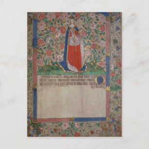 Elizabeth Woodville  Queen Consort of King Edward Postcard