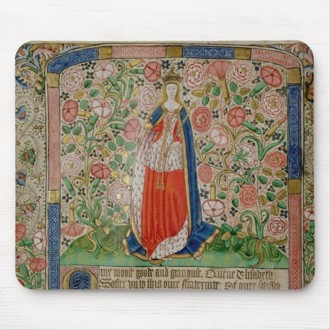 Elizabeth Woodville  Queen Consort of King Mouse Mat (Front)