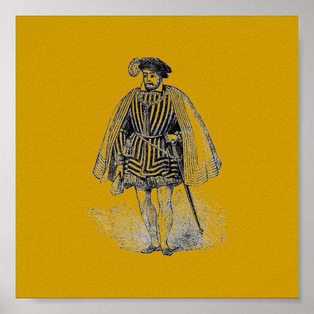 Elizabethan Fashion Poster (Front)