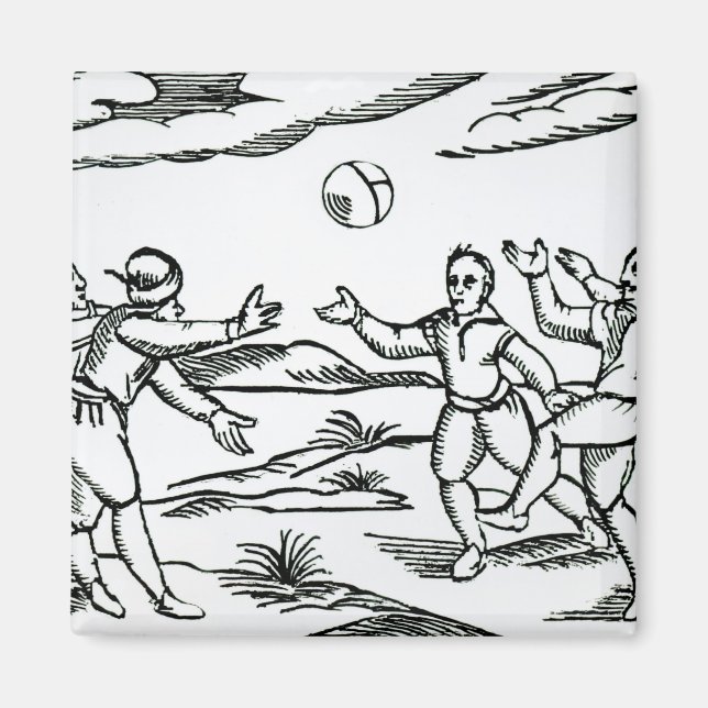 Elizabethan Football Magnet (Front)