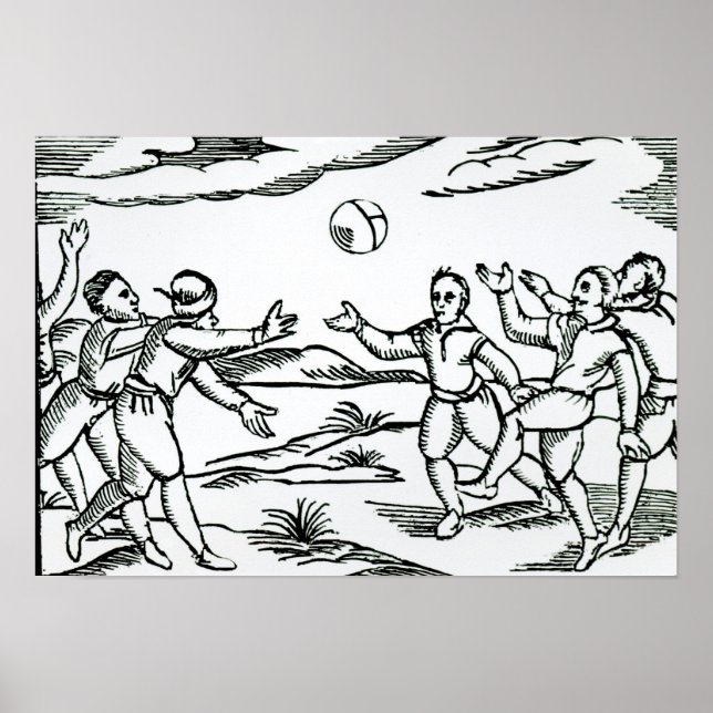 Elizabethan Football Poster (Front)