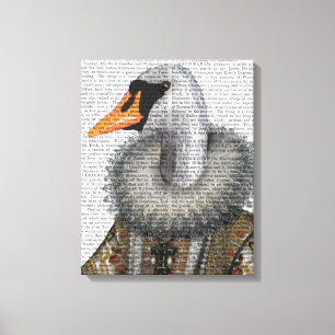 Elizabethan Swan Canvas Print