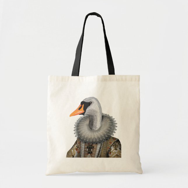 Elizabethan Swan Tote Bag (Front)