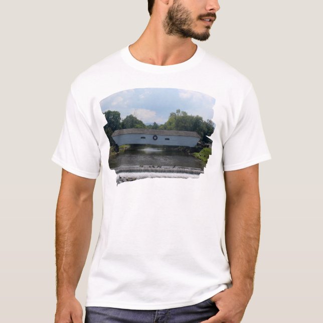 Elizabethton Covered Bridge T-Shirt (Front)