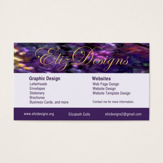 ElizDesigns Business Card