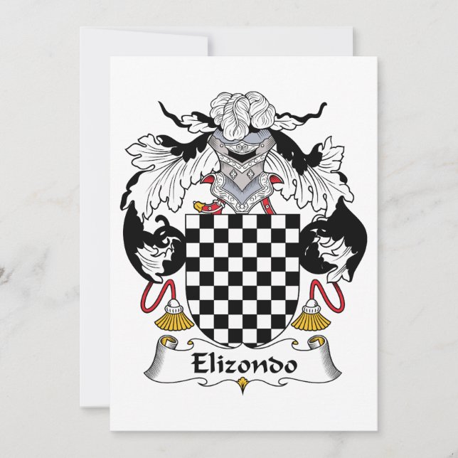 Elizondo Family Crest (Front)