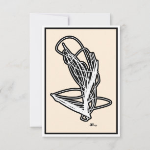 ElJayEff Design Minamalist Flat Thank You Card