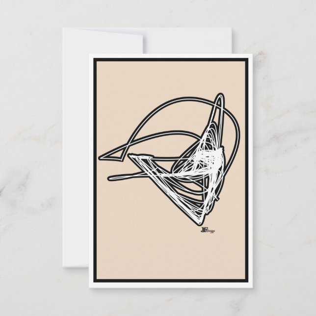 ELJAYEFF Design Minamalist Thank You Note Card (Front)