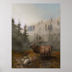 elk 12x16 poster