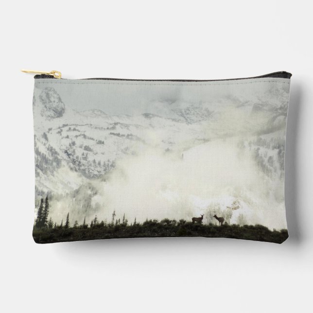 Elk at Grand Teton National Park Photography Accessory Pouch (Front)