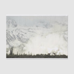 Elk at Grand Teton National Park Photography Tissue Paper