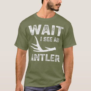 Elk deer shed antler Hunters graphic hunting T-Shirt