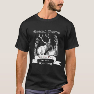 Elk. Grand Teton National Park. T-Shirt       