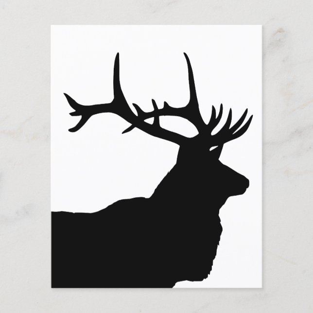 Elk Head Silhouette (Front)