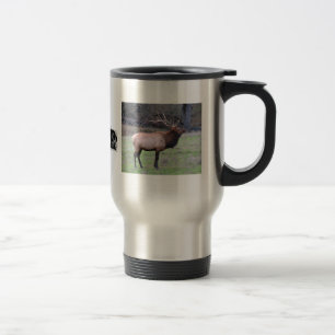 Elk hunter travel mug
