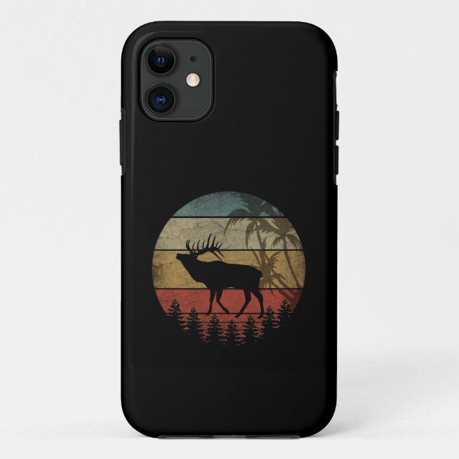 ELK HUNTER VINTAGE Case-Mate iPhone CASE (Back)