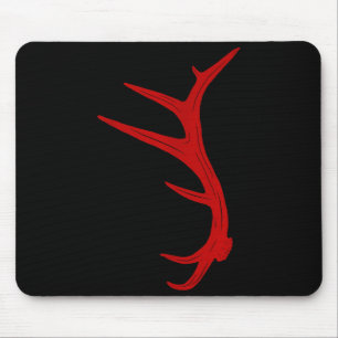 Elk Hunting Bull Antler Shed Mouse Mat