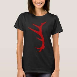 Elk Hunting Bull Antler Shed  T-Shirt