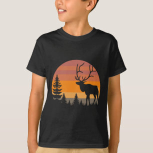 Elk Hunting - Funny Elkaholic Deer Elk Hunter - Hu T-Shirt