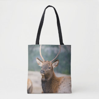 ELK IN ROCKY MOUNTAIN NATIONAL PARK - ELK HERDS GR TOTE BAG