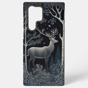Elk In The Midnight Woods Samsung Galaxy Case