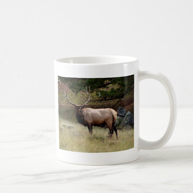 Elk in the Wild Coffee Mug (Right)