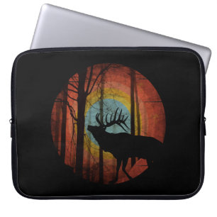 ELK IN THE WOODS FOREST LAPTOP SLEEVE