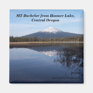 elk lake,may2007 050, MT Bachelor from Hosmer L... Magnet