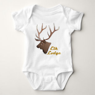 Elk Lodge Baby Bodysuit