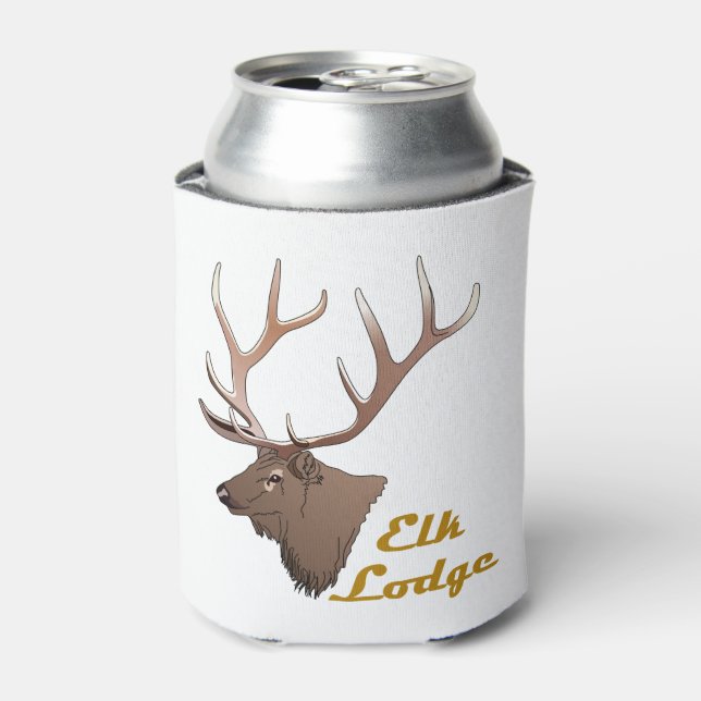 Elk Lodge Can Cooler (Can Front)