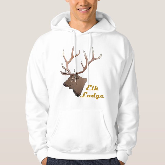 Elk Lodge Hoodie (Front)