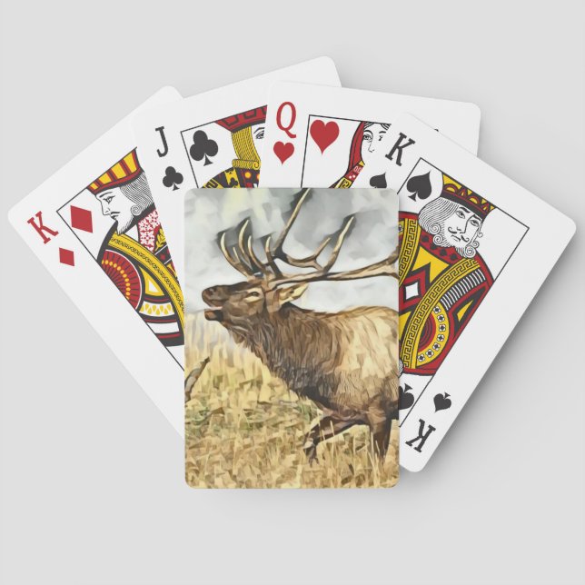 Elk Playing Cards (Back)